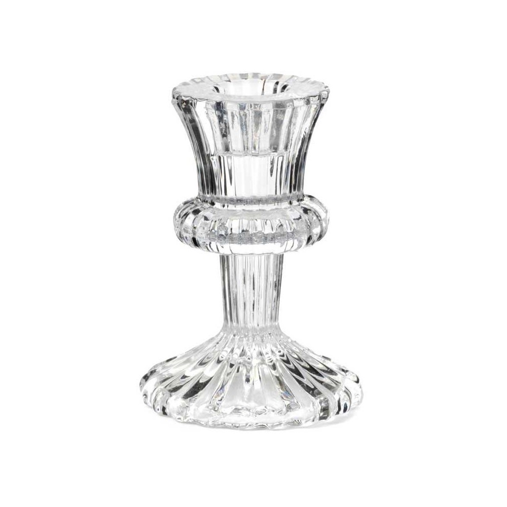 PORTACANDELE MONOFIAMMA RIGATO H10.8 D7.4